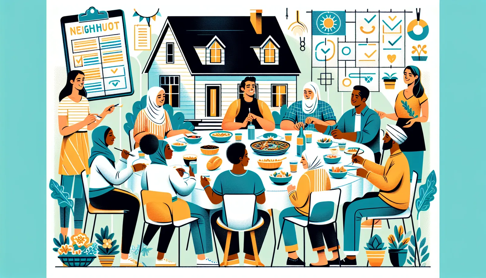 Cover for How to Host a Neighborhood Potluck: Building Bonds Over Food