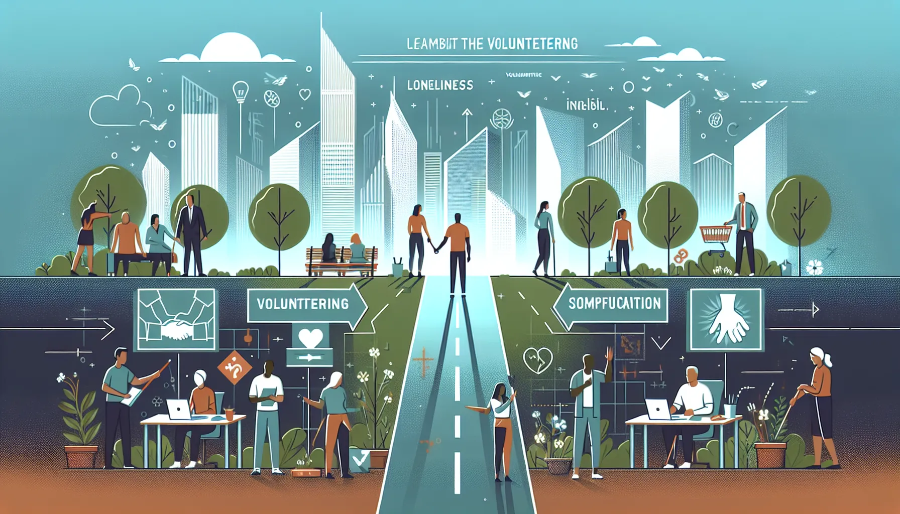 The Benefits of Volunteering to Combat Urban Isolation Summary